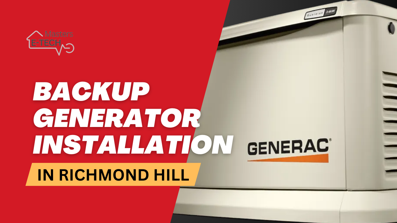 Backup Generator Installation in Richmond Hill
