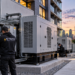 Commercial backup generator installation by E-Tech Masters